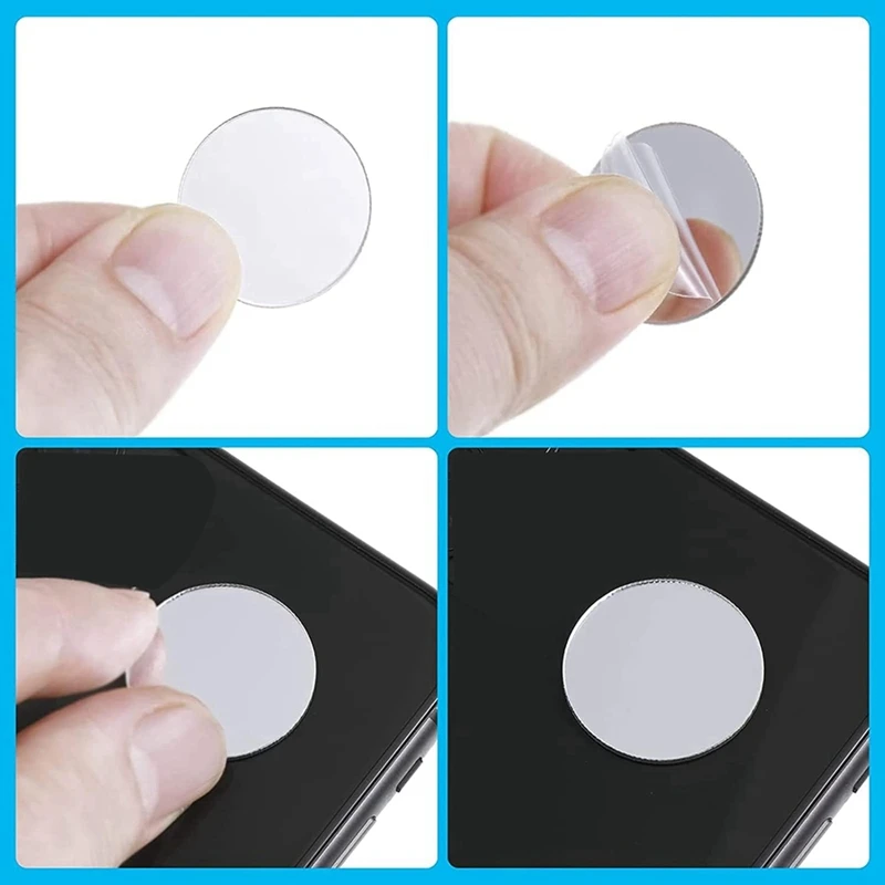 A32P_40 PCS Mini Size Round Mirror Small Round Mirror Adhesive Mirror Round Craft Mirror Tiles for Crafts(1Inch,2 Inch,3Inch)