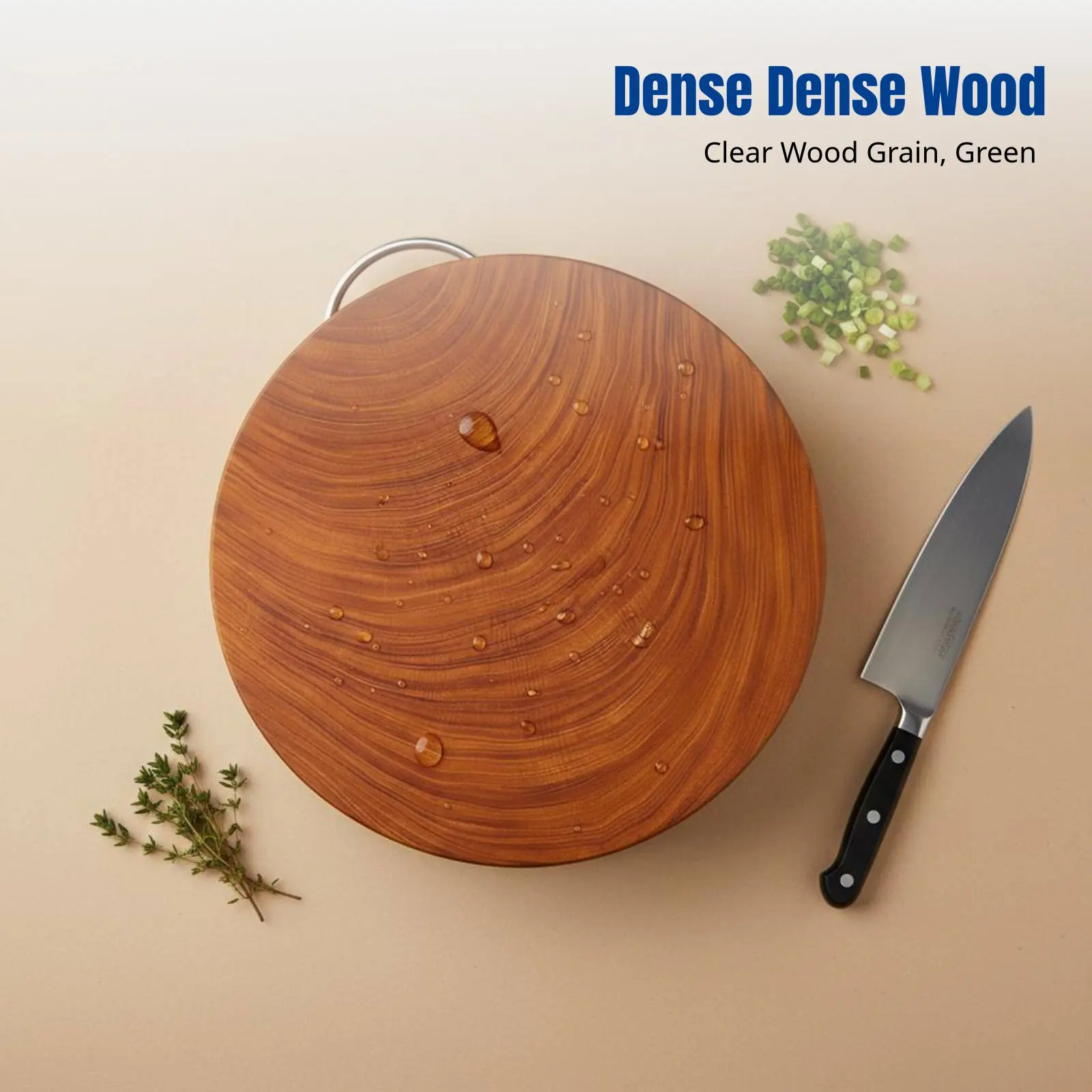 

Доска для резки из железного дерева, прочная антибактериальная разделочная доска, устойчивая к микроорганизмам, круглая кухонная доска для домашнего использования