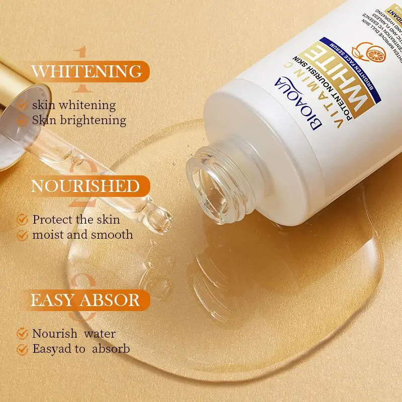 

Vitamin C Facial Essence Contains Hyaluronic Acid Dark Spot Remover Moisturizing Repair Anti-aging Essence Facial Skin Care