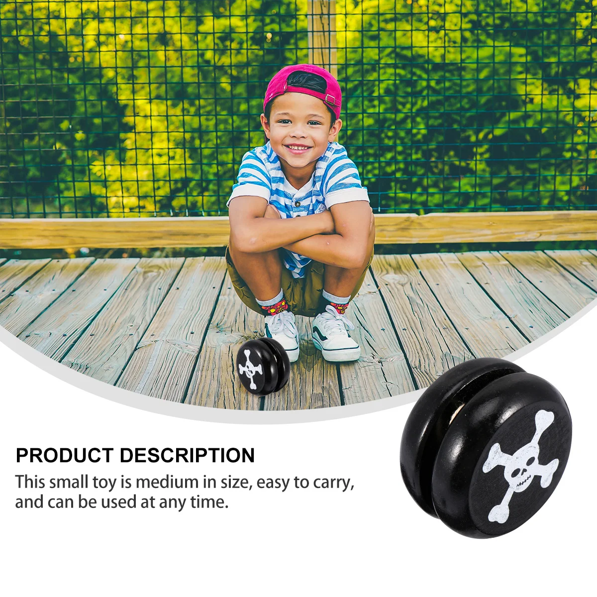 3Pcs Colorful Wooden Yo-Yo Ball for Children Hand Coordination Development Fine Motor Skills Fun Learning Activity Toddler Gift