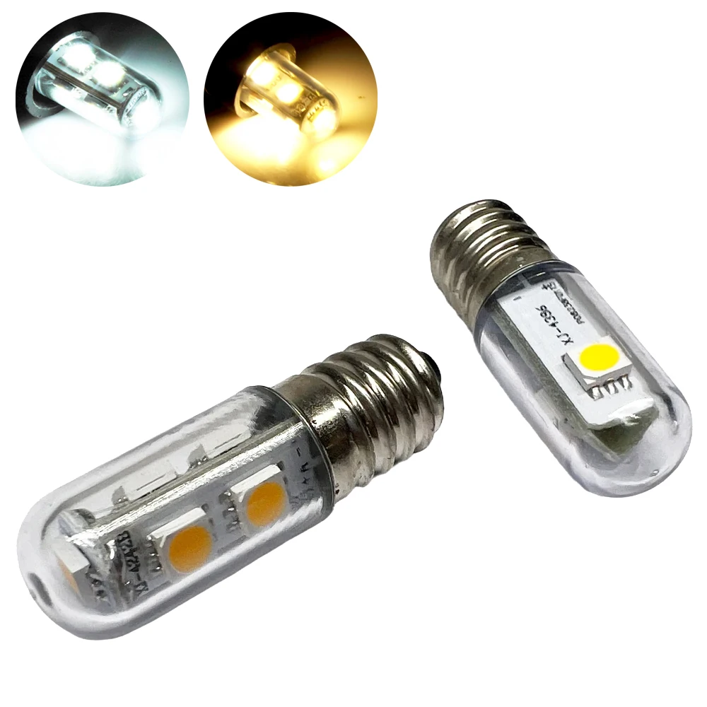 

Mini 0.5W 1W E14 LED Light Bulb Warm/Cool White Refrigerator Indicator Lamp 5050SMD LED Freezer Bulb for Home 220V