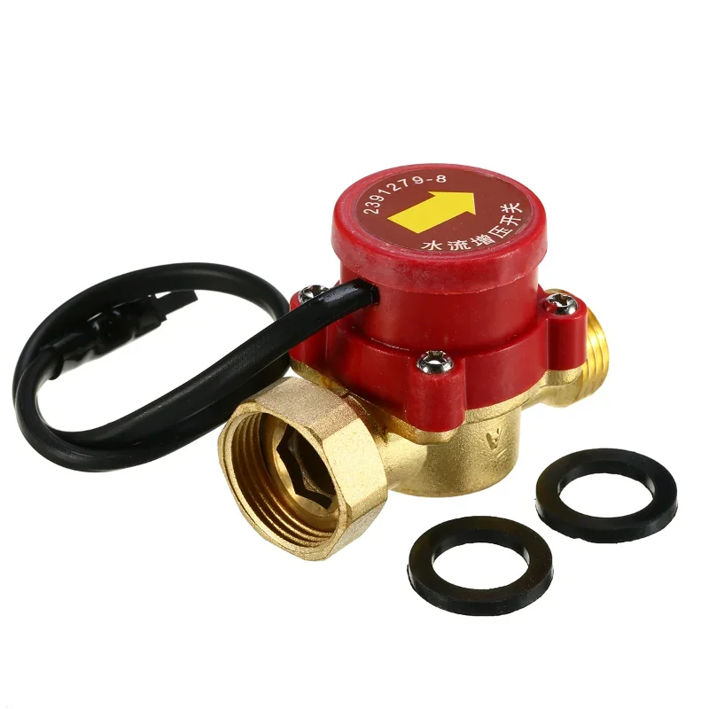 Capteur de débit d\'eau automatique, utilisé pour 220V, 120W, interrupteur de pompe auto-amorçante, compteur d\'eau froide et chaude, 1 pièce