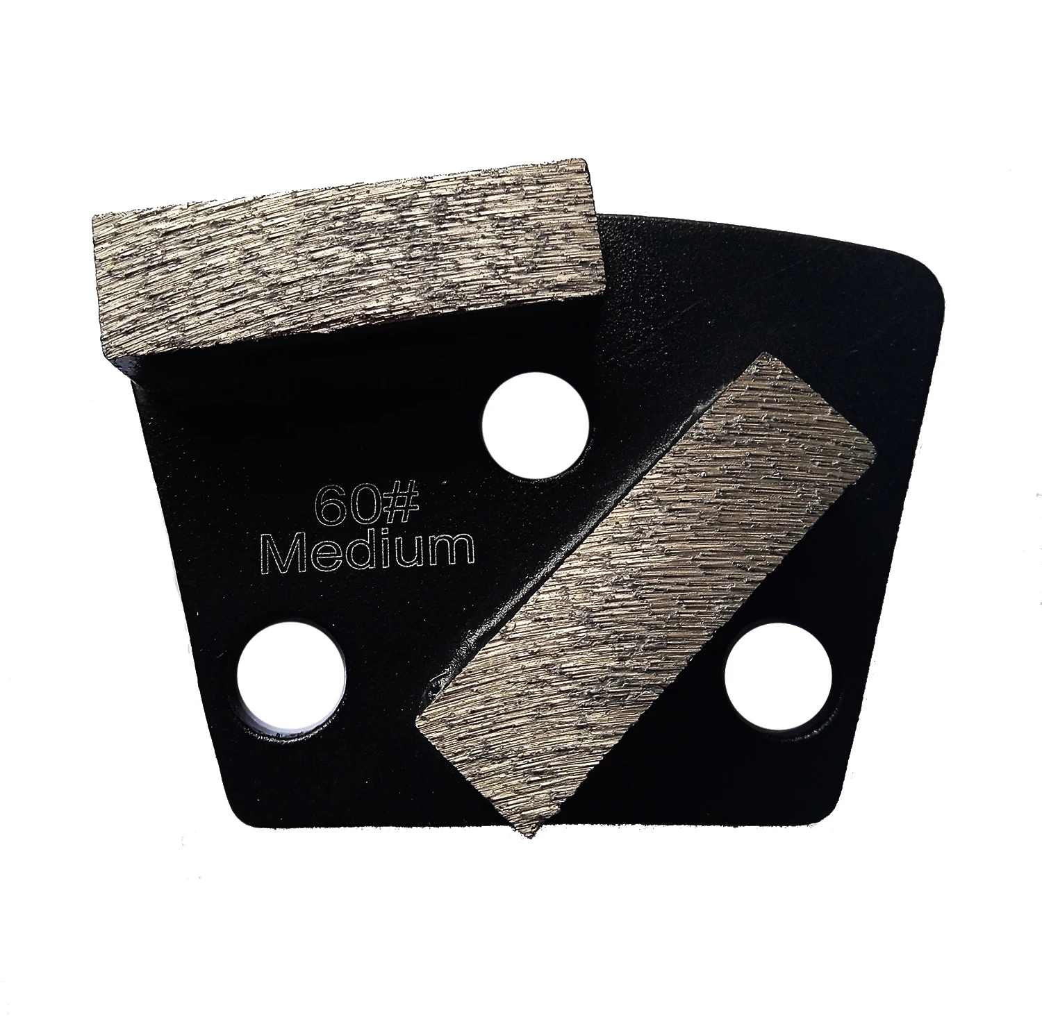 Trapezoid Sintered Diamond Segment Metal Grinding Disc Block Wheel Abrasive Pad For Epoxy Solidified Terrazzo Concrete  Floor