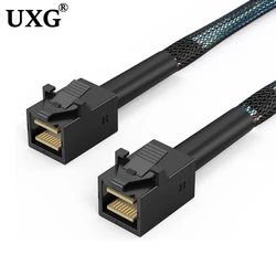 2m 0.5m 1m SFF-8643 Mini SAS HD Server Motherboard Backplane Cable SFF 8643 to 8643 MINI SAS Cable for Computer Hard Disk