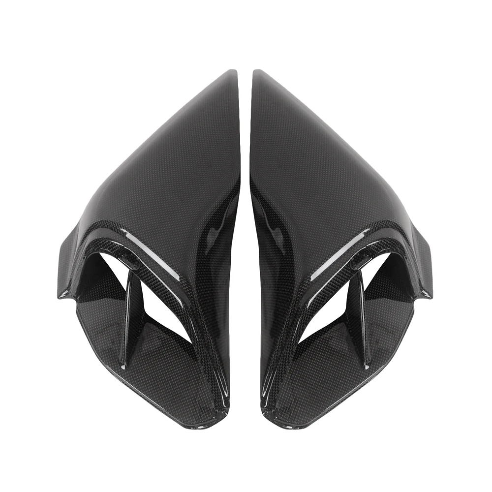 100% Carbon Fiber Motorcycle Front Side Panel Fairing Air Conveyors Intake Tube For Ducati Diavel V4 2023+
