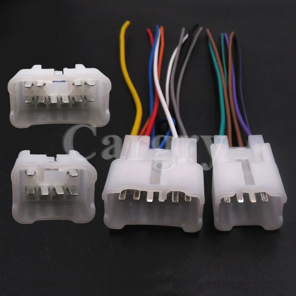 

1 Set 6P 10P AC Assembly Car Socket Audio Universal ISO Plug for Toyota Rayon Corolla RAV4 7122-1360 MG620153 MG620153-5