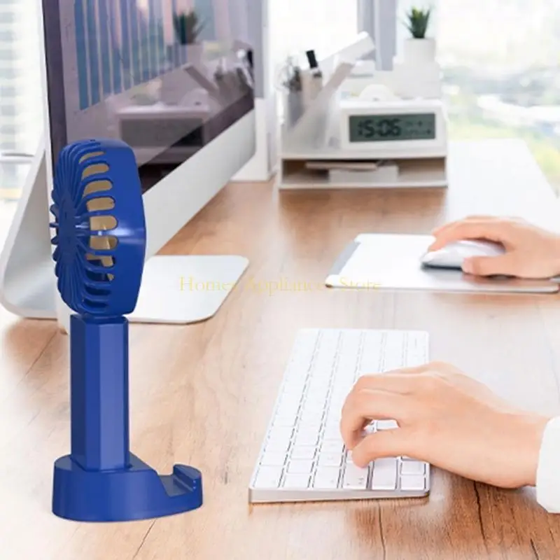 D0AB 휴대용 팬 강력한 핸드 헬드 팬 충전식 3 스피드 작은 핸드 헬드 팬