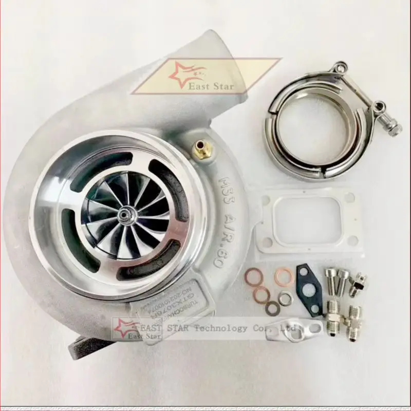 

GTX3076R GT3076R Dual Ball Bearing Forged Wheel Turbine AR 0.82 T3 V-band C 0.60 Universal Turbo 1.8-3.0L 400-750HP Turbocharger