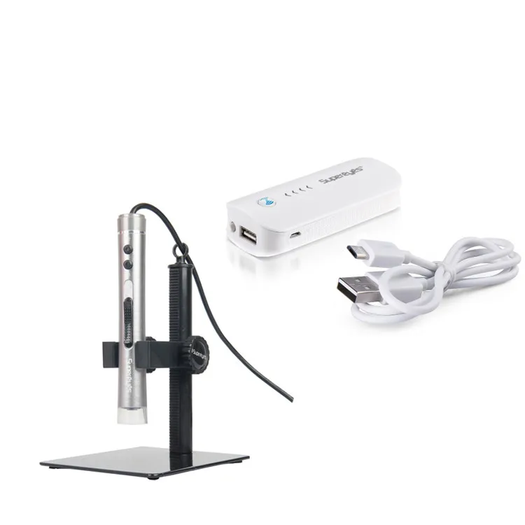 Supereyes B010 2MP 1080p 1-500x Digital USB Microscope Video Camera Handheld Portable Endoscope Magnifier with LED Skin Check