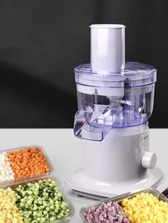 Fruit and Vegetable Dicing Machine Commercial Multi-functional Vegetable Cutter Potato Shredder and Slicer Fatiador De Carne