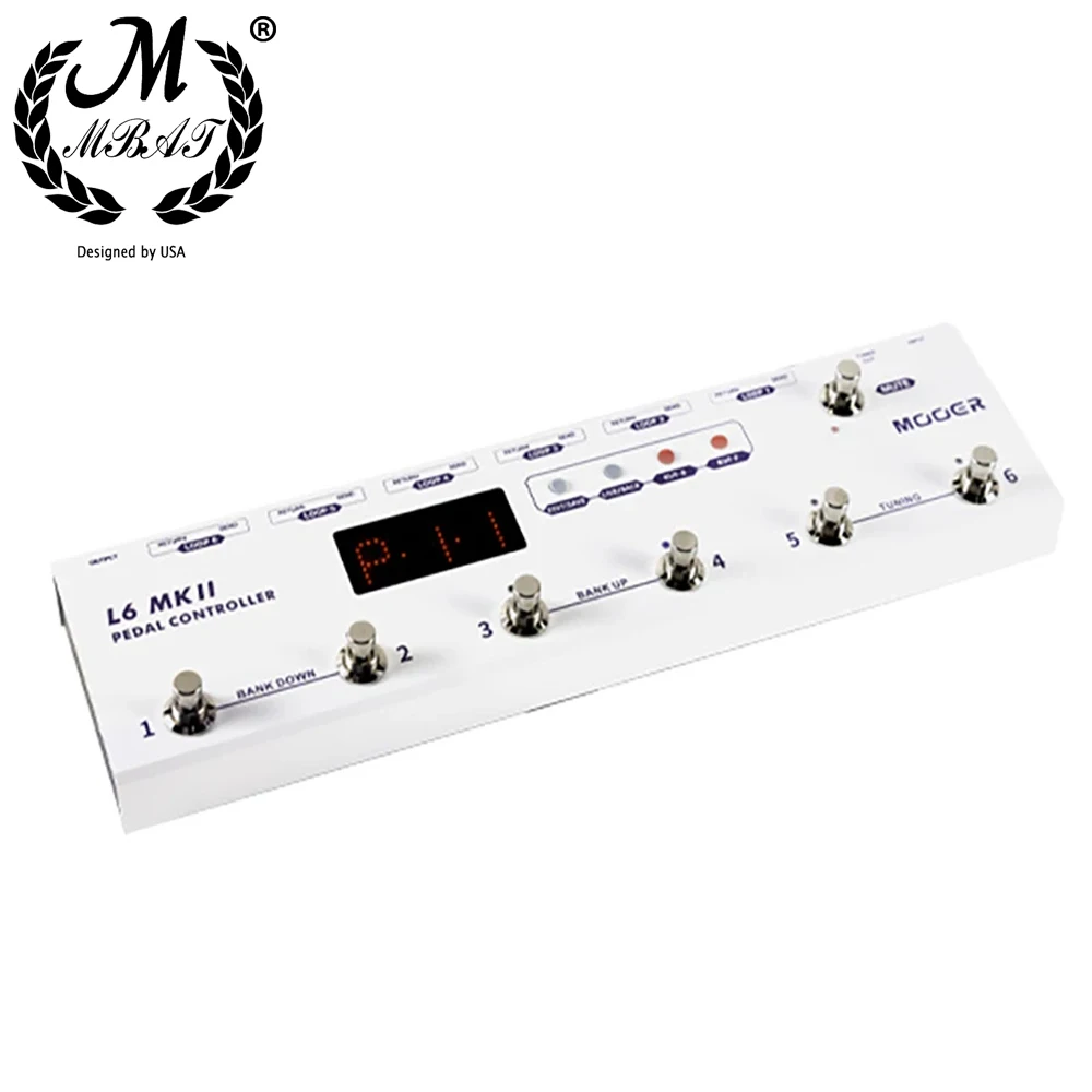 PCL6 MKII Guitar Effect Pedal with 6 Loops L6 PL6 With Free Connector Controller Programmable Loopswitcher Guitar Accessories