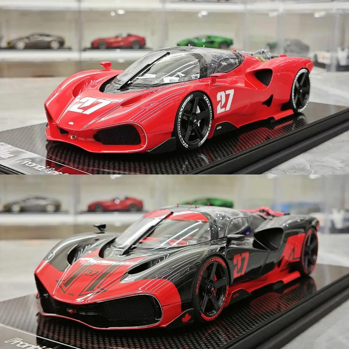 

Коллекционная статическая модель автомобиля Frontiart 1:18 Nilu27 из смолы и металла, лимитированная серия, подарок