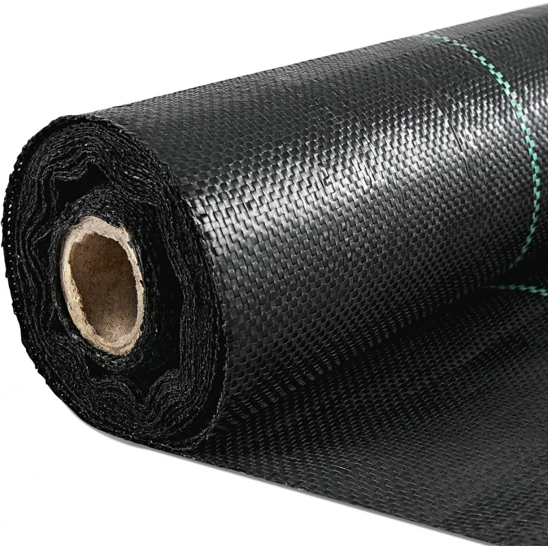 

6x300ft Premium Weed Barrier Landscape Fabric Heavy Duty 2.4OZ, Woven Weed Control Fabric, High Permeability Good for Flower Bed