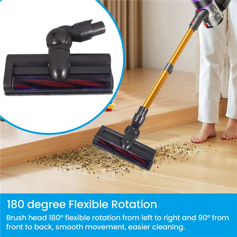 

UN-турбинная щетка для Dyson V6 DC58 DC59 DC62 DC72 моторная щетка пылесос с высоким крутящим моментом электрическая головка с прямым приводом