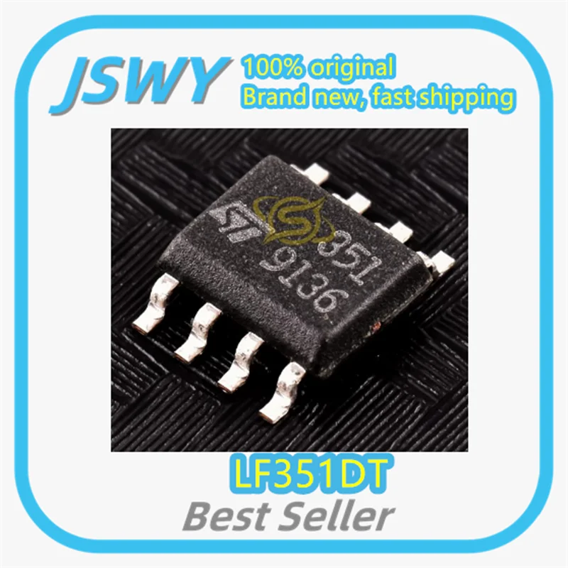 (5/50 pcs) LF351DT LF351 SOP-8 Precision High-Speed Operational Amplifier Genuine Electronics Brand New
