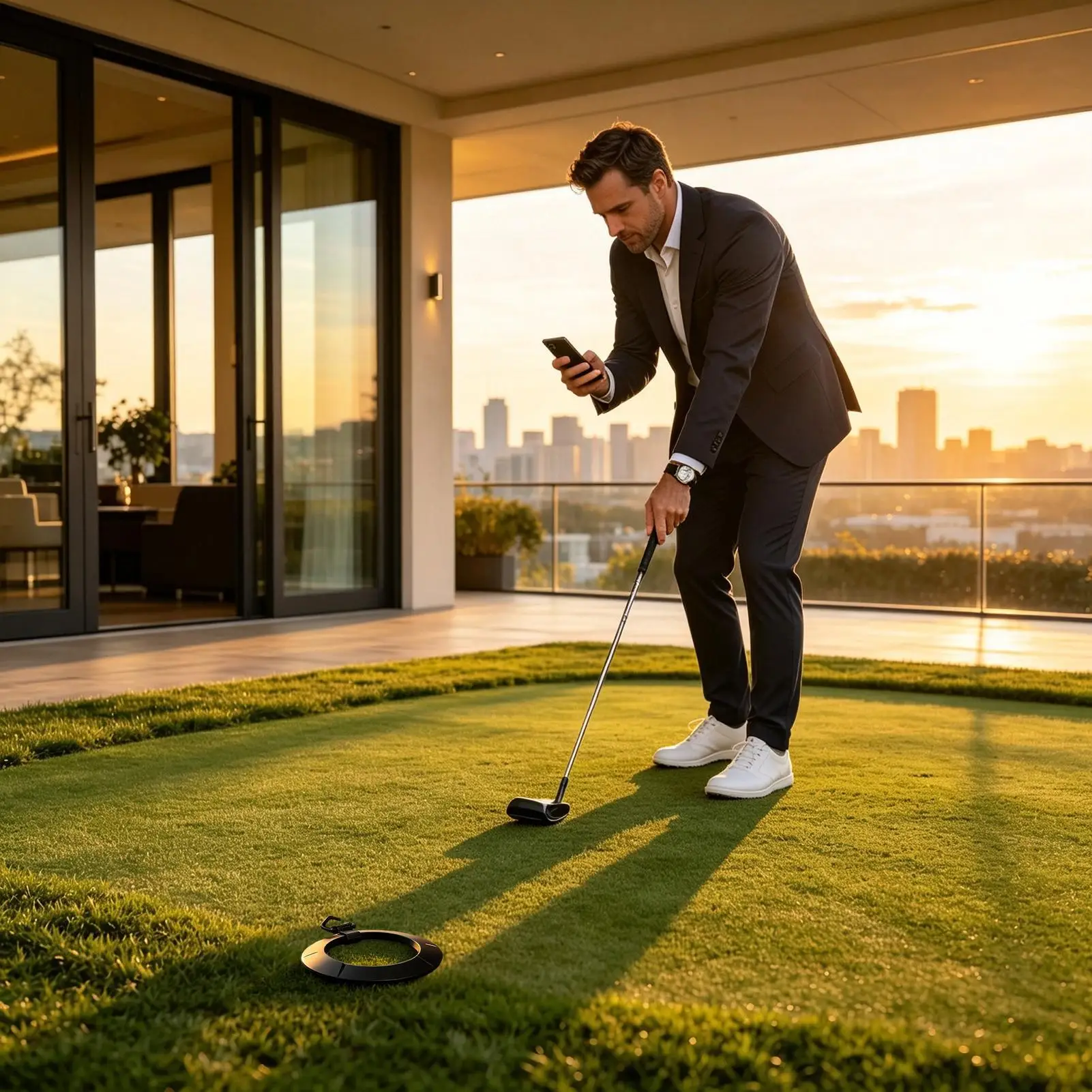 Putting Cup Hitting Control Trainer Swing Pose Correction Ring Golf Putting Target Rings for Indoor Outdoor Backyard Home Office