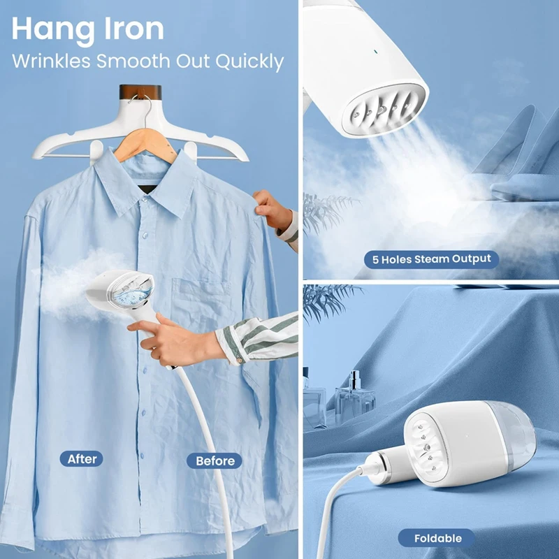 

Travel Portable Garment Steamer Mini Handheld Steam Iron EU Plug HOT SALE