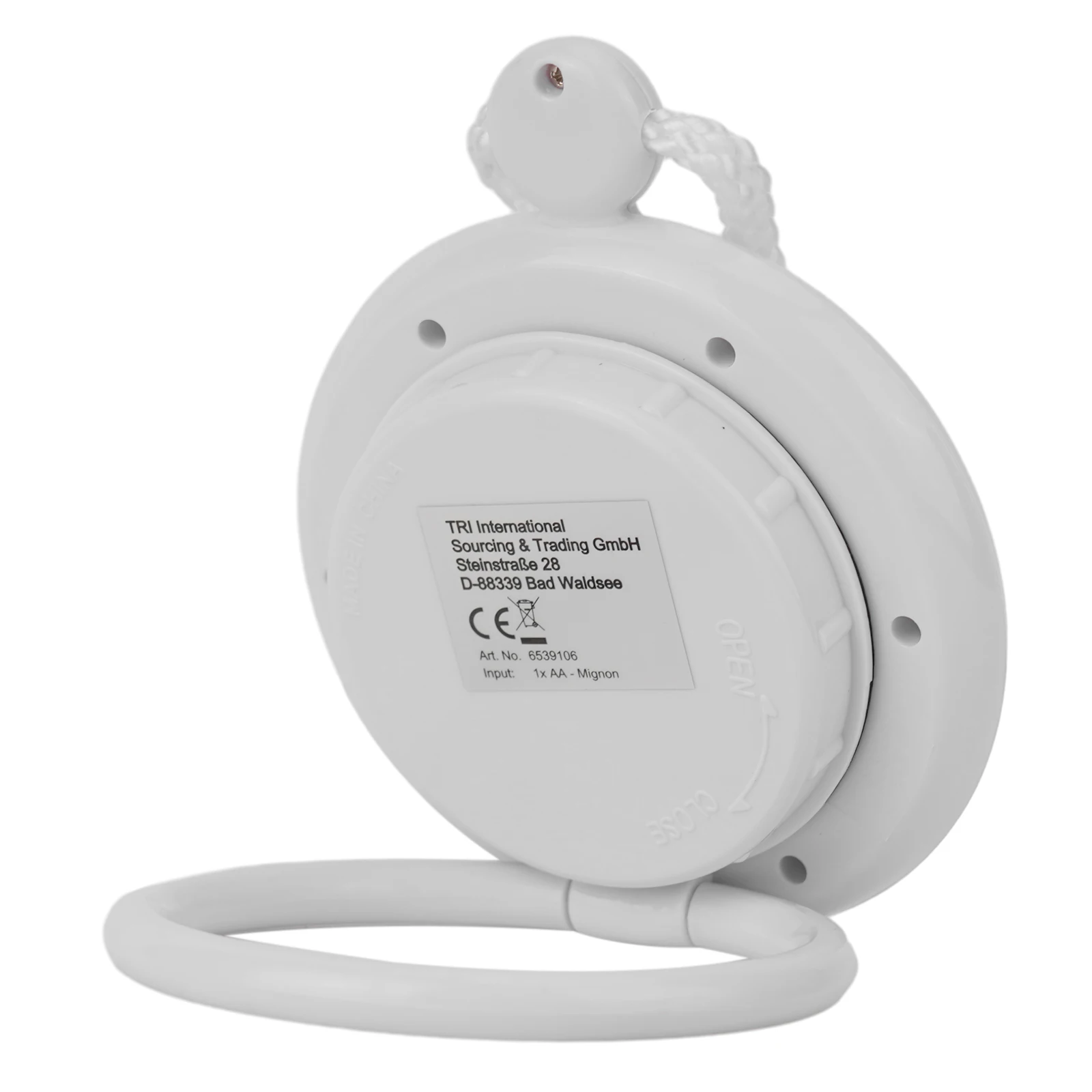 Hanging Watch Waterproof Bathroom Clock Towels Waterproof Hanging AA Battery Diameter 11.5cm Made Of High Quality