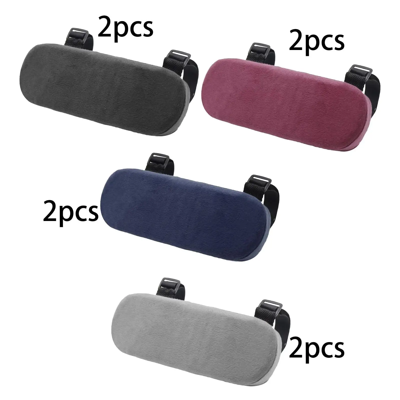 

2x Chair Armrest Pad Elbow Pillow for Gaming Chair Office Chair