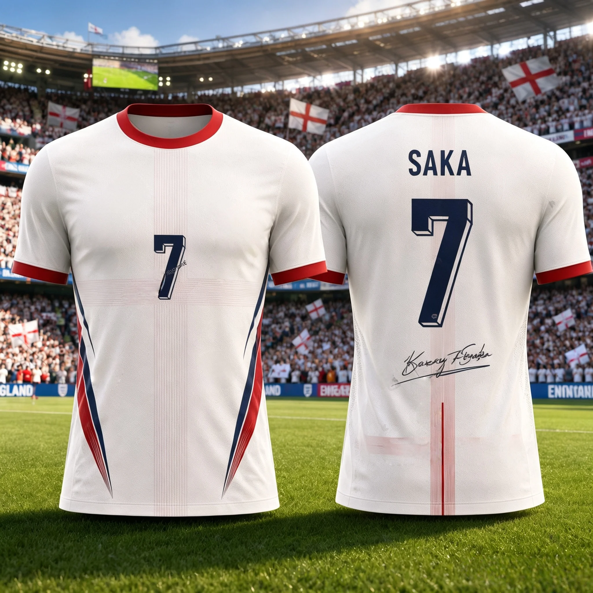 Family Replica Soccer Jersey Trim Short‑Sleeve Mesh Sport Tops, Multiple Numbers Breathable Polyester, Casual Fan Tees