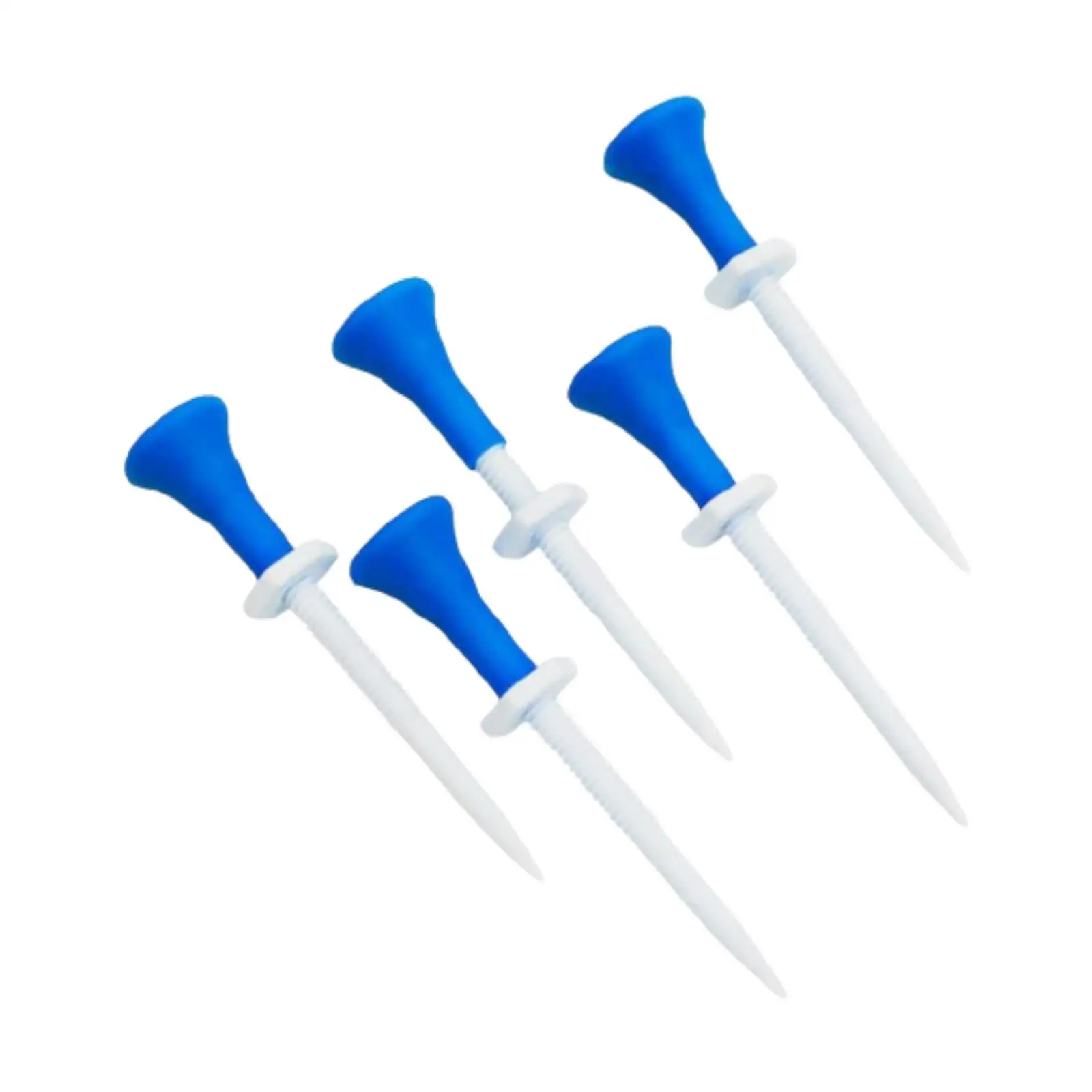 

5Pcs Golf Tees Golf Mat Tees Less Friction Stable Ball Holder Golf Ball Tees for Outdoor Practice Driving Putting Chipping