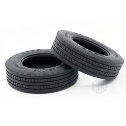 1 Pair Rubber 79mm Tire for 1/14 Tamiya RC Truck Scania BENZ VOLVO MAN Diy Parts