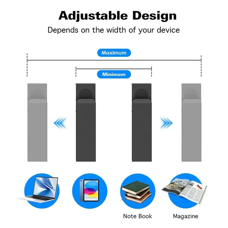 Table Sides Laptop Rack Charging Cooling Stand Tray Desk Organizer Storage Holder For Pad Under Desk Management Tray