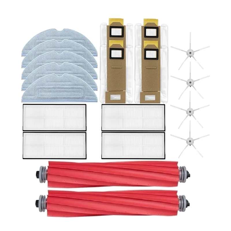 

Основная боковая щетка Hepa-фильтр, тканевый мешок для пыли, замена для робота-пылесоса Xiaomi Roborock S7 T7S T7plus