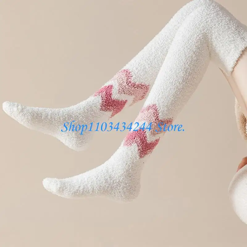  High Maternity Socks Winter Warmth Soft Support For Pregnant Comfort Sleepwear