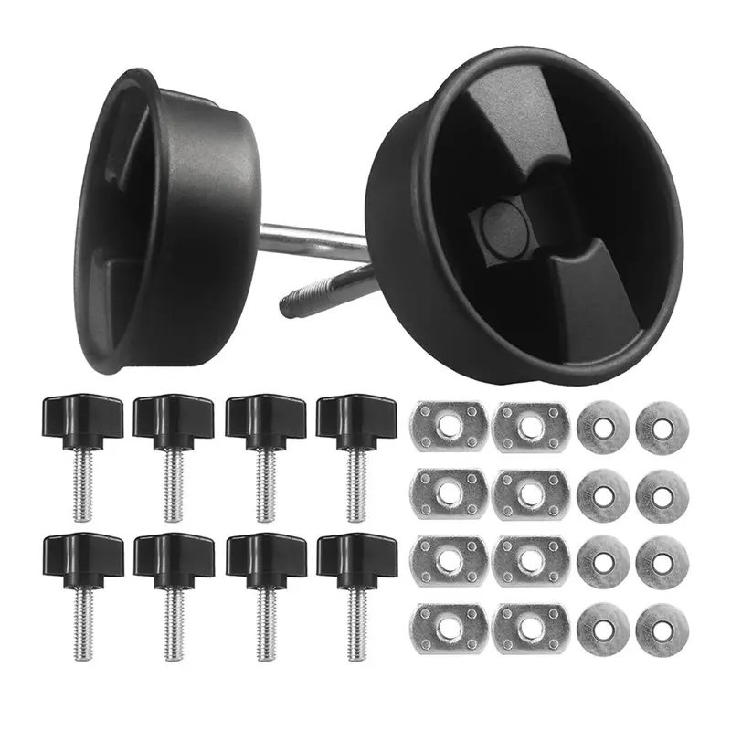 

Tops& Hard Top Replacement KIT Mounting Knobs And Bolts For Jeep Wrangler JK 2007-2018