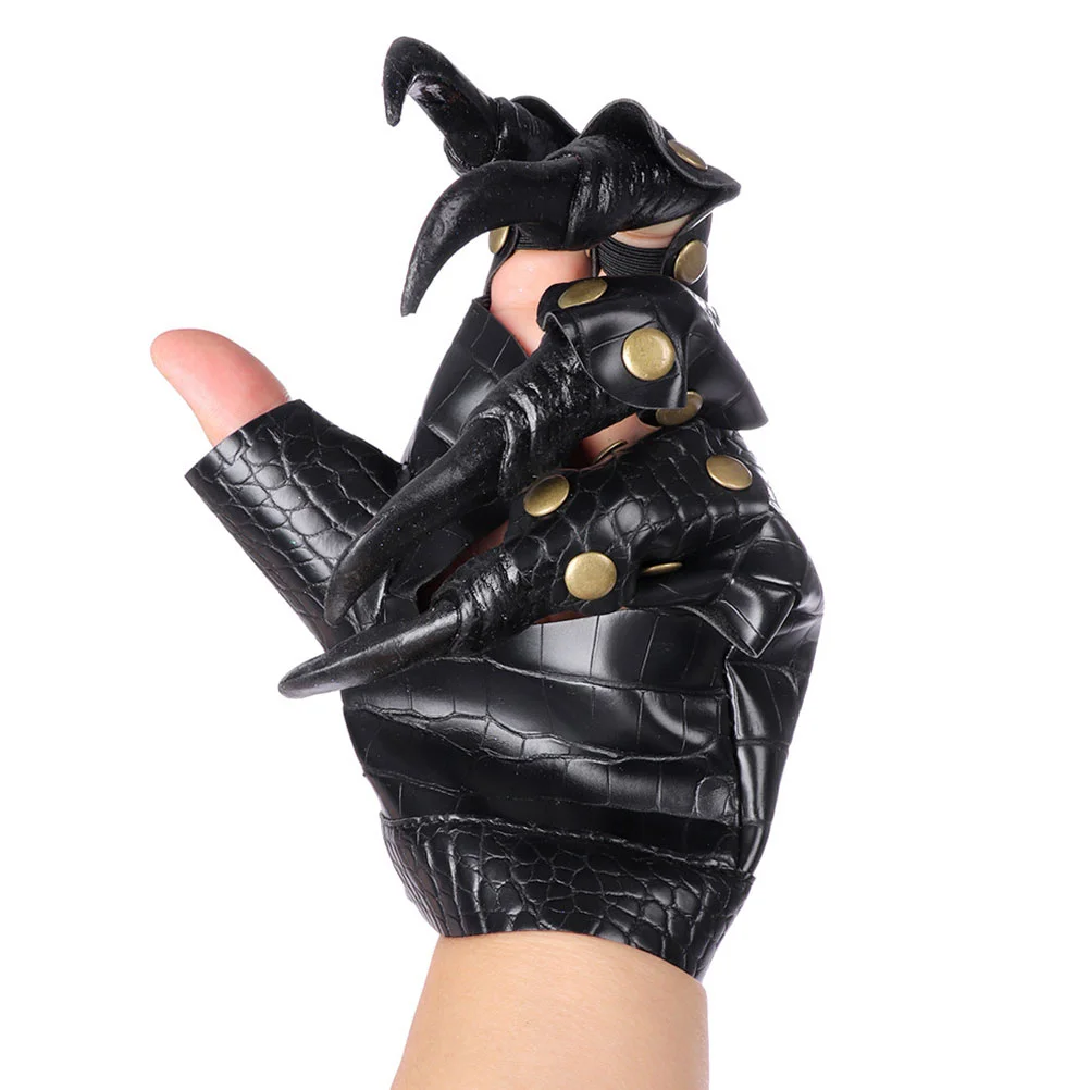 Halloween Gloves Dragon Claw with Nails Performance Party Costume Prop Long Cosplay Props