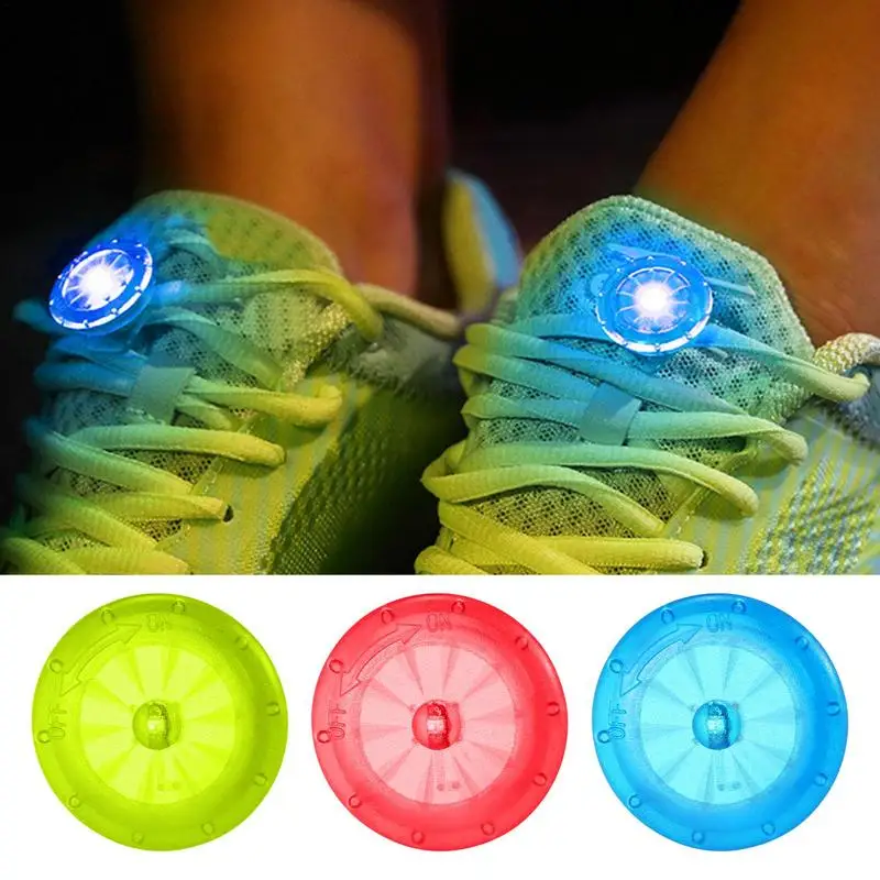 Safety Warning Light Outdoor Sports Night Running Walking Cycling LED Shoe Clip Light Backpack Lamp Running Accessories