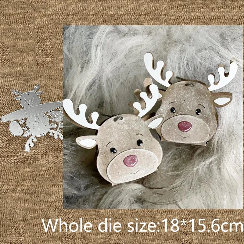new-design-craft-metal-stencil-mold-cutting-die-reindeer-box-decoration-scrapbook-die-cut-album-paper-card-craft-embossing