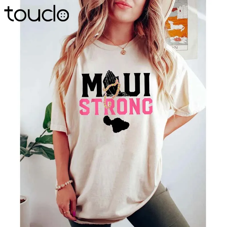 Maui Strong Shirt, Maui Wildfire Relief, All Profits will be Donated, Support for Hawaii Fire Victims, Halloween Shirt, Hallowee