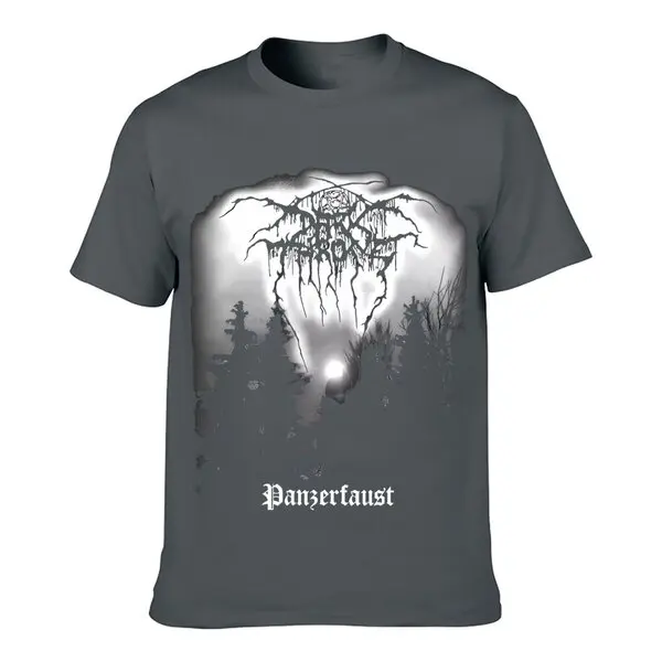 Darkthrone Panzerfaust Schwarz T Shirt 2024 High quality Brand Casual Short sleeve O-neck Fashion Printed 100% Cotton