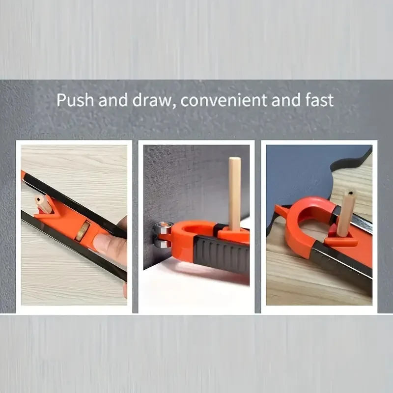 1pc Profile Gauge Copying Gauge Precision Woodworking Ruler  Contour Carpentry Measuring Profiling Gauges Profilers With Lock