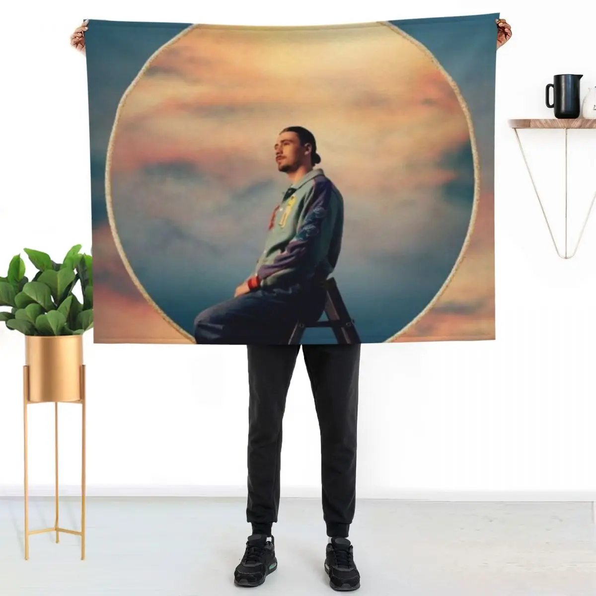 PIERRE GARNIER EVERY SECOND Throw Blanket Soft Bedroom Blanket for Night Sleeping