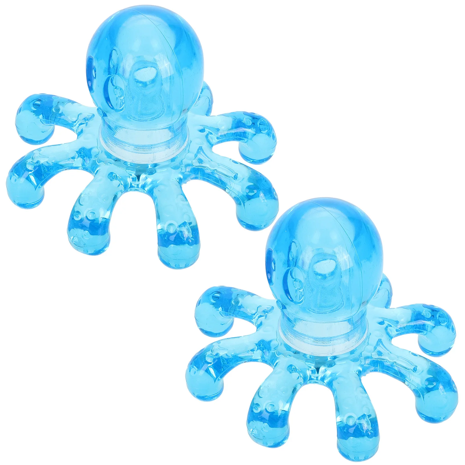 

2 pcs Octopus Head Massager 2 Pack Scalp Massagers For Neck Shoulder Back Handheld Therapeutic Fatigue Relief Lightweight