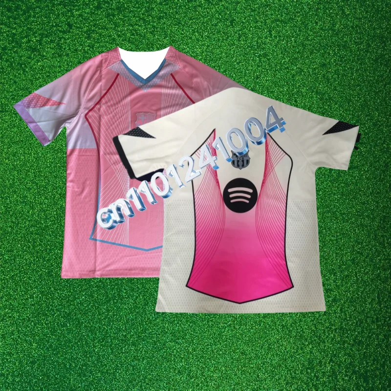

Barce10na Bright Blue Special Edition Jersey Fans Version Training Men's T-shirt Going Out Sports Travel Casual Loose Breathable