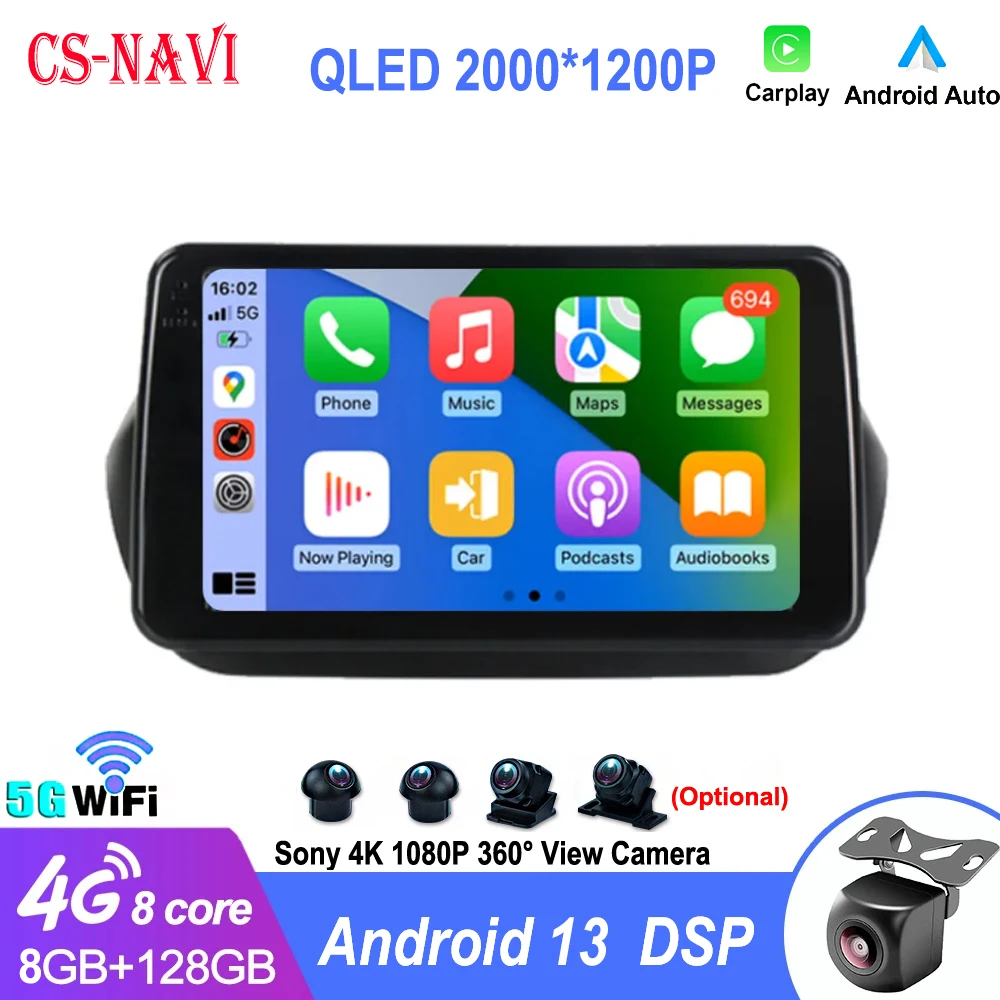 

Android13 Car Radio Multimedia Video Player For Citroen C4 C4L DS4 2013 2014 2015 2016 GPS Navigation DSP RDS WIFI 2Din DVD 4G