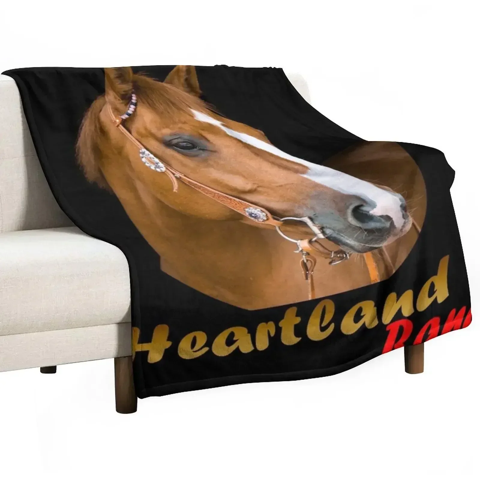 

Heartland Ranch Throw Blanket for babies cosplay anime Cute Plaid Sleeping Bag Blankets