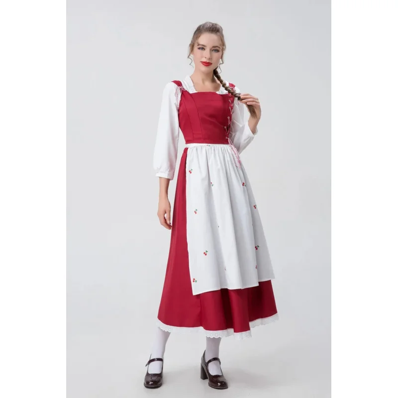 Disfraz de Cosplay de Caperucita Roja clásico de Halloween de Bear's Den nuevo 2025