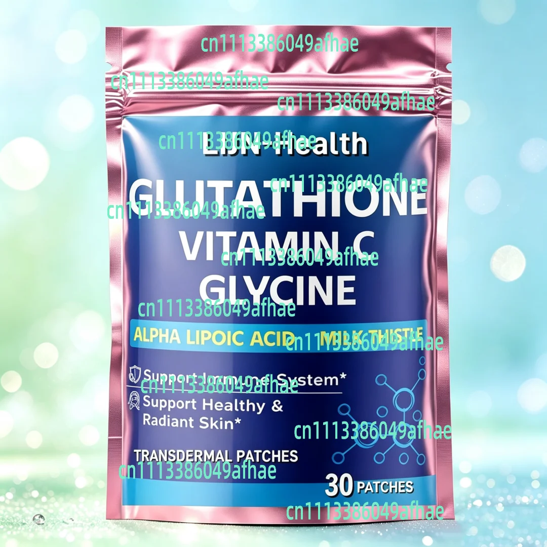 30 Patches Glutathione Transdermal Patches With Vitamin C, Alpha Lipoic Acid & Milk Thistle – Support Immunity & Radiant Skin