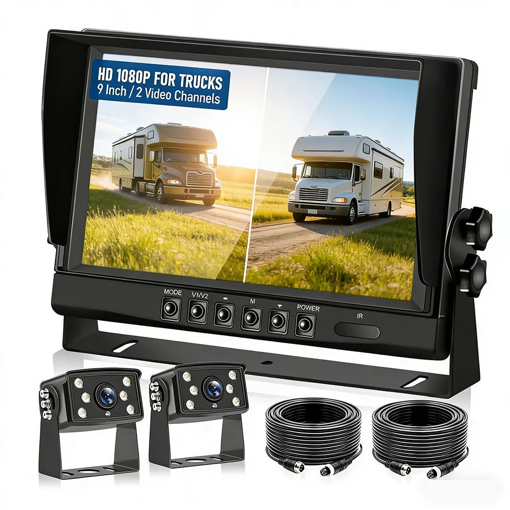 9Inch 2CH Ahd Car M…