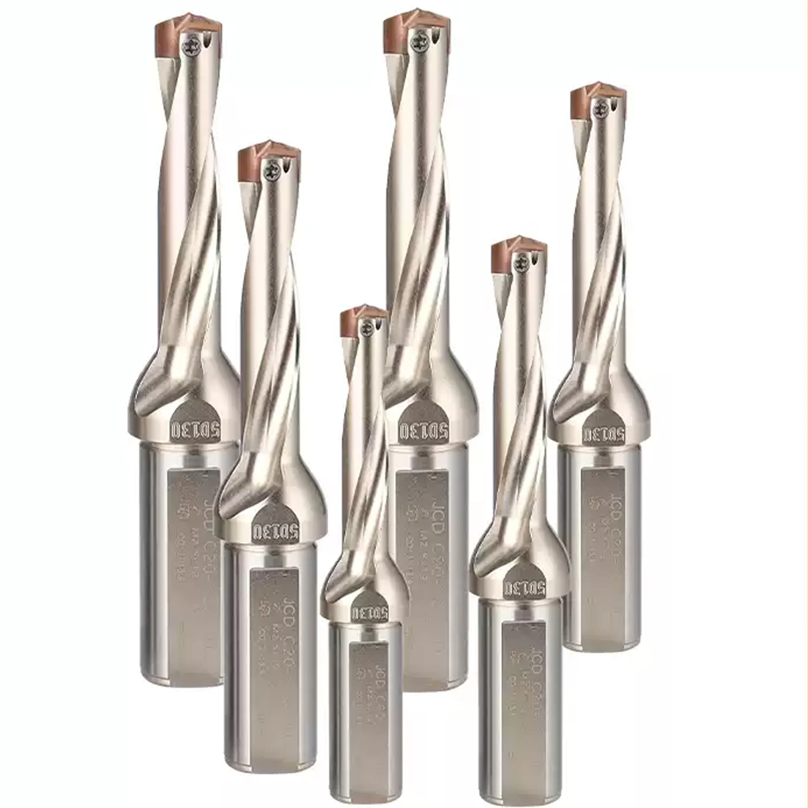 JCD foret de refroidissement interne foret à couronne foret violent 3D 5D 8D 10D HCD Type de lame remplaçable Inserts en carbure CNC