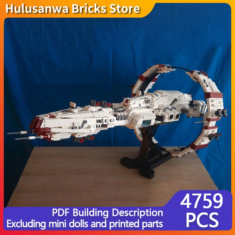 

Popular Game Model MOC Building Bricks Game Fighter Cruiser Modular Technology Gifts Holiday Assemble Children Toys Suit
