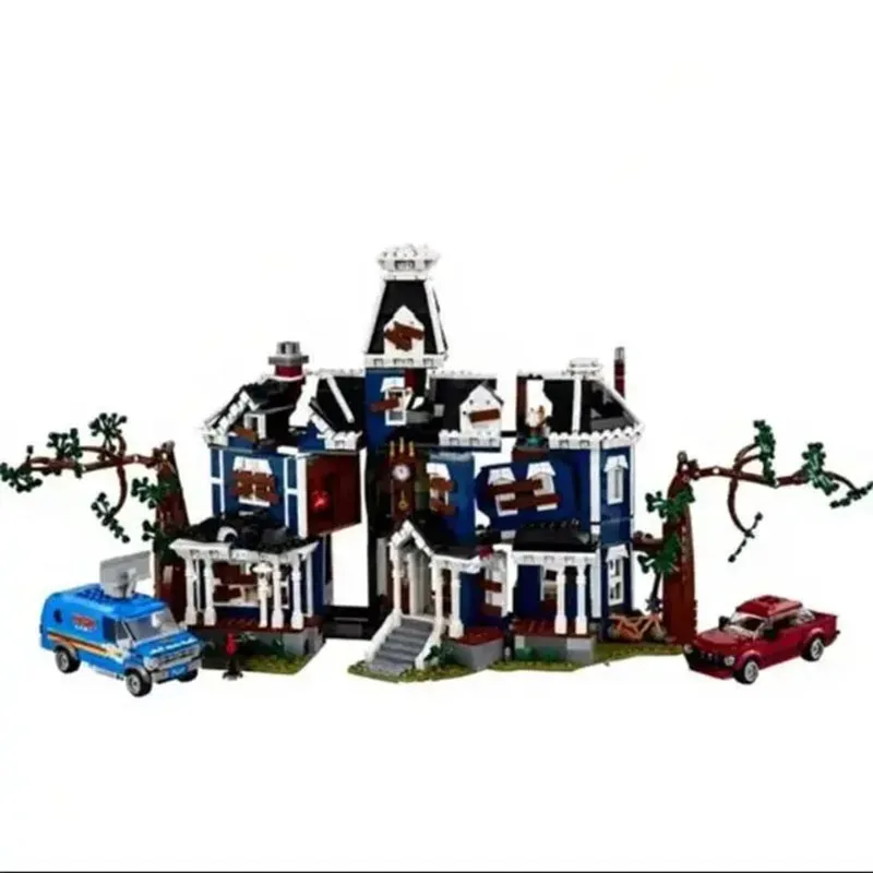 

MOC Ideas Science TV Series Stranger Event Creel House Sets City Architecture 11370 Builing Blocks Kid Toys Gift