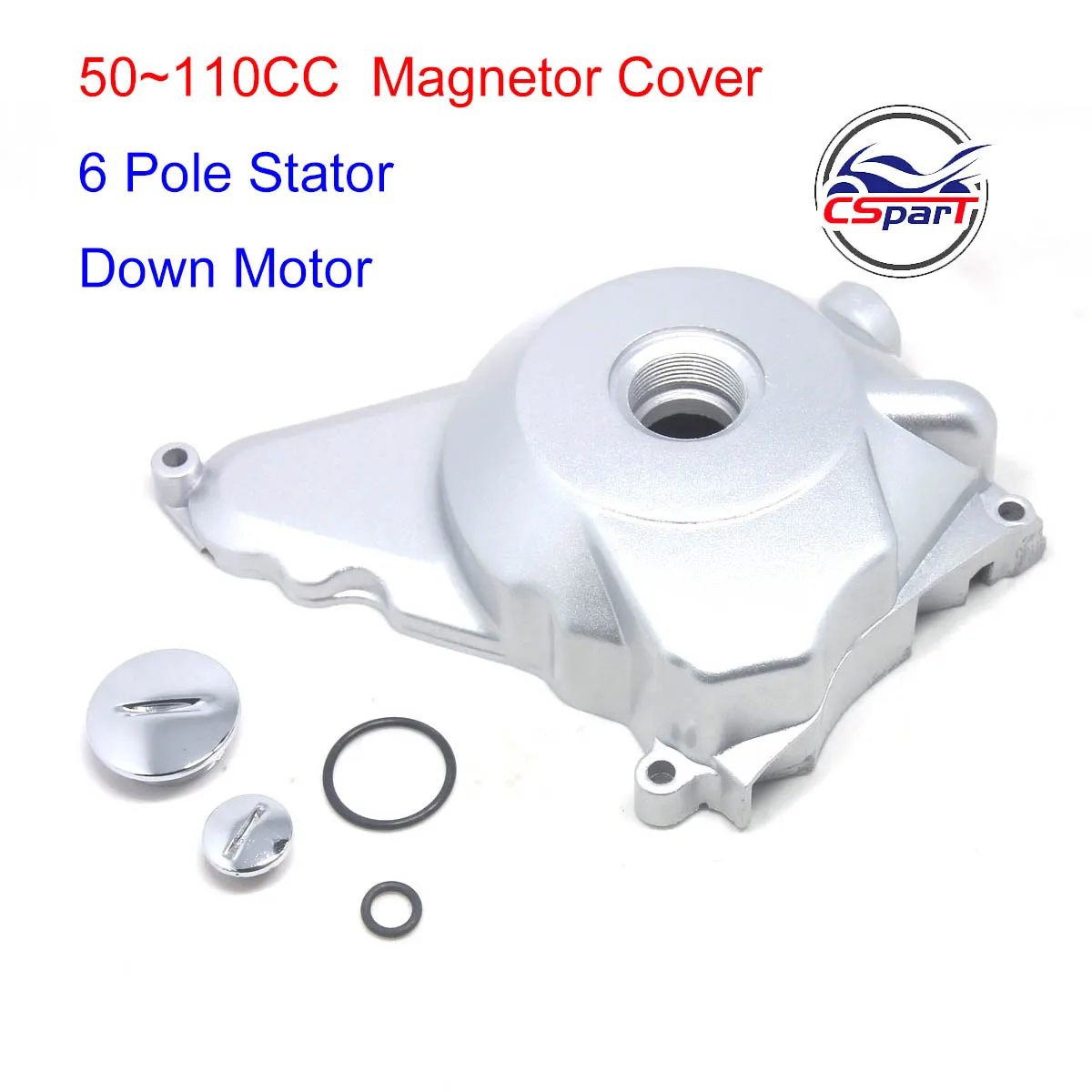 2 6 Pole Down Up Engine Magnetor Side Cover 50CC 70CC 90CC 110CC 125CC Taotao ZongShen Lifan Dirt Bikes Pit Bike Parts ATV Quad