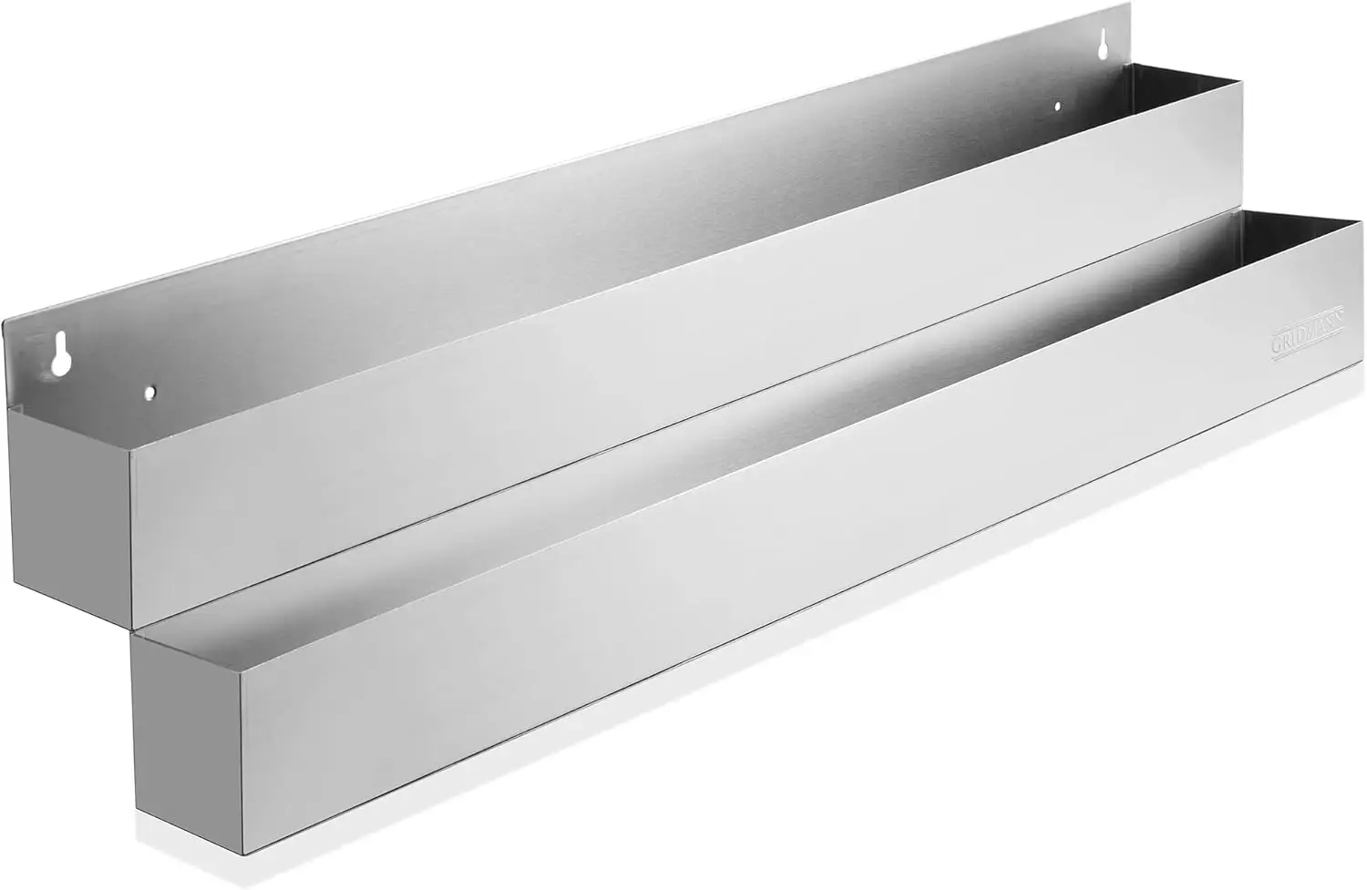 

42-inch Double Tier Speed Rail - Stainless Steel Liquor Bottle Holder Rack for Bars