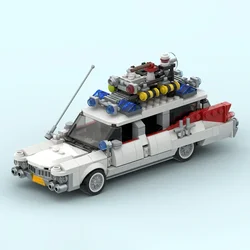 485pcs MOC Compatible 21108 Ghost Busters Ecto-1 Movie Car Building Blocks DIY Toys Assembly Model for Kids Boys Girl Gifts